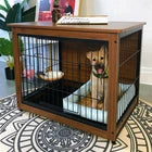 3 Sizes Dog Crate Wooden Kennel Sofa Table End Table Beautiful Furniture Indoor