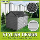 Garden Store Direct New Dog Kennel Shelters in Grey Tone, Two Styles Available (Small/Medium)
