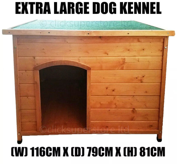 Extra Large Outdoor Dog Kennel Winter Pet House Shelter Wooden Animal Hut