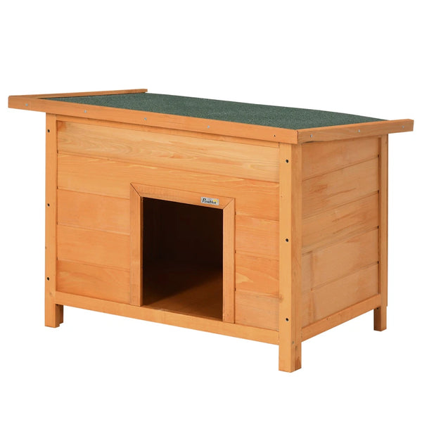 82cm Wooden Dog Kennel House Garden Shelter Backyard Waterproof Pet Supplies